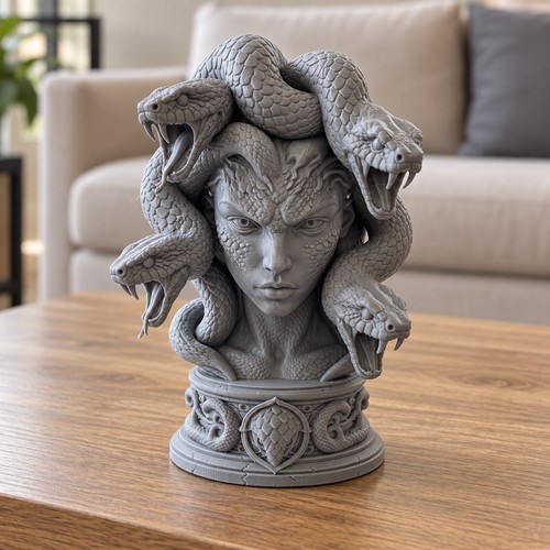 Medusa bust statue - medusa,