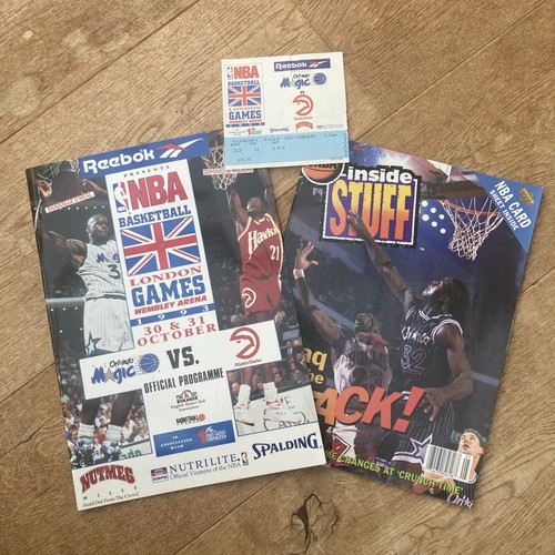 Rare 1993 nba london games - london,