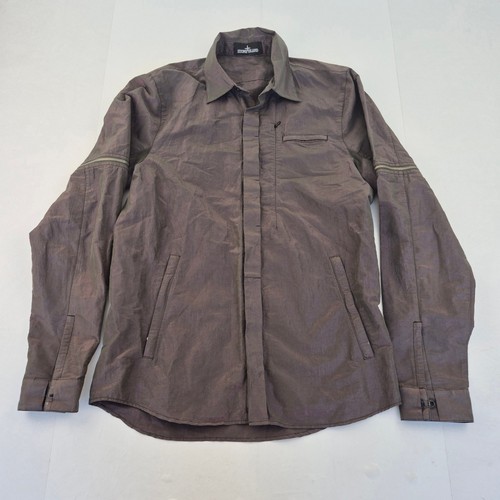 Stone island overshirt medium - stone,