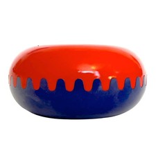 Navy & Red Clam Ashtray by