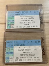Marilyn Manson Concert Ticket