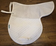 Nuumed Griffin High Wither Non Slip White Full Size Saddle Pad Numnah