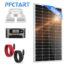 100W Watt Solar Panel Kit with