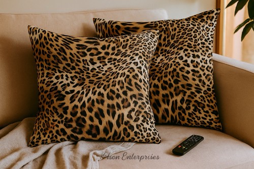 Set soft touch leopard - of,