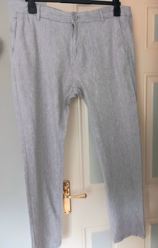 Peacocks grey linen - peacocks, mix