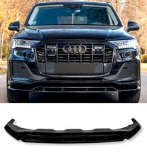 FRONT LIP SPLITTER GLOSS BLACK FOR AUDI Q7 S-LINE AND SQ7 MK2 FACELIFT 2019+