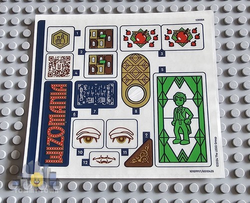 Lego wicked sticker sheet only - wicked,