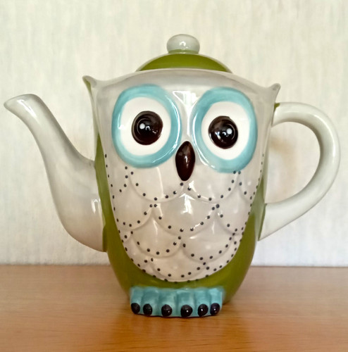 Novelty owl glossy ceramic - owl,