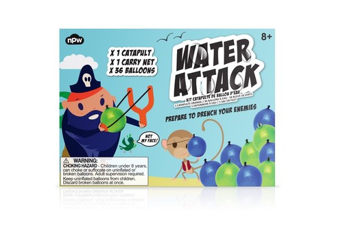 Water bomb balloon catapult - water,