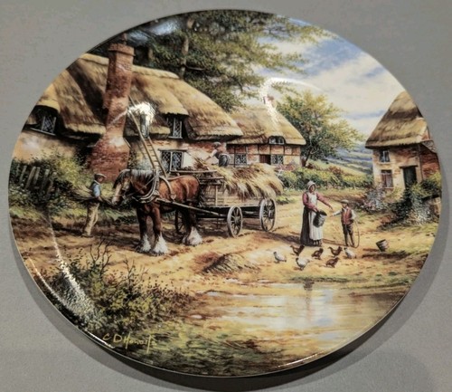 Making the thatch wedgwood - making,