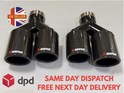 Akrapovic dual exhaust tip - dual,