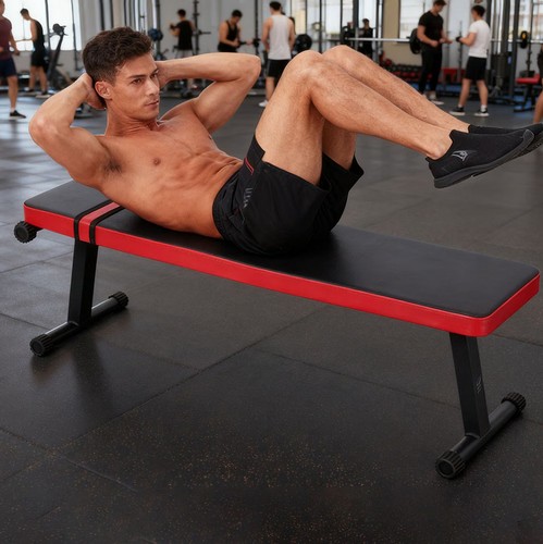 Flat weight bench foldable - flat,