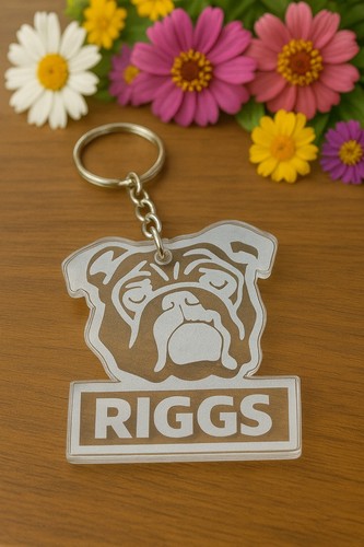 Personalised bulldog dog pet - dog,