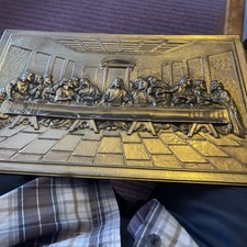 Vintage Art Relief Plaque