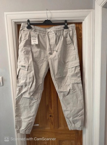 Zara men beige cuffed - men’s,
