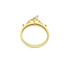 9ct Gold 1/2 Sovereign Mount