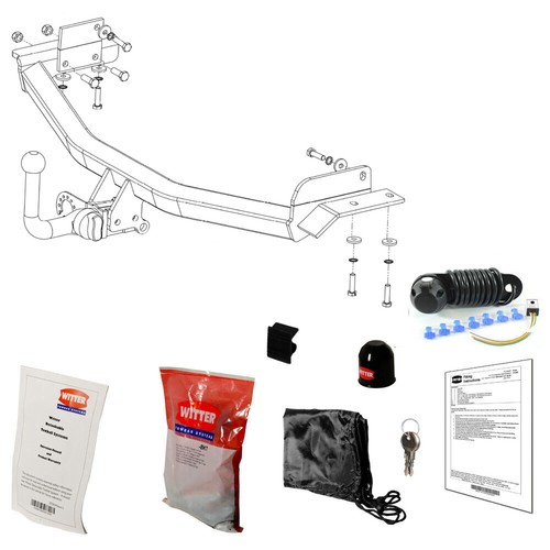 Witter towbar for - kia, carens