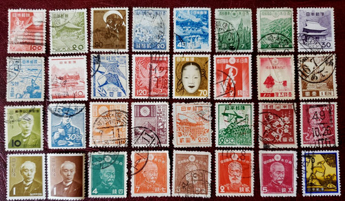 Japan stamps lot 08p - 32,