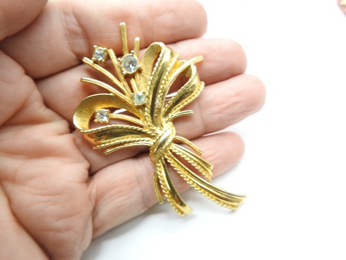 Clear rhinestone textured gold - rhinestone,