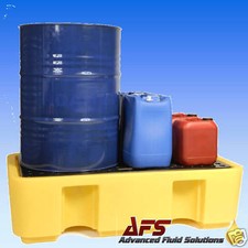1 x 2 Drum Bunded Spill Pallet