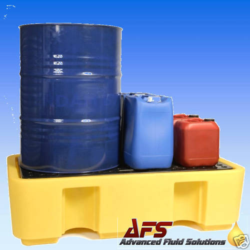 Drum bunded spill pallet - 1,