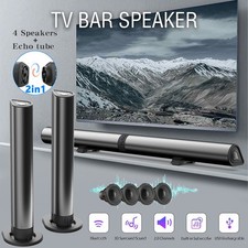 Bluetooth TV Home Theater Soundbar Sound Bar Speaker System Subwoofer Hands-free