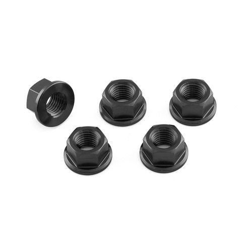 Titanium sprocket nuts - sprocket, m10