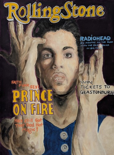 Original oil painting prince - original,