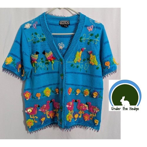 Vtg berek blue embellished - berek,