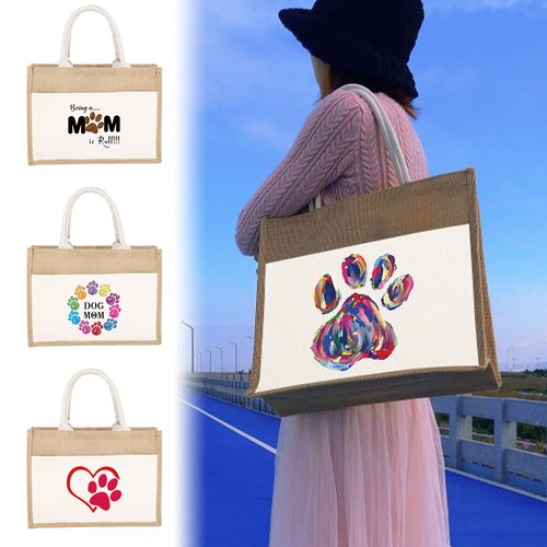 Classic jute shopper bag - shopper,