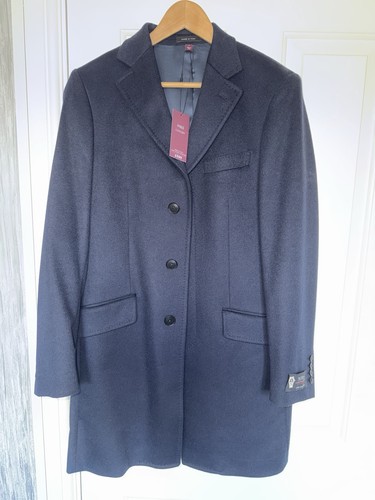 Men pure cashmere overcoat - pure,