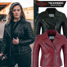 Womens leather jacket - leather, coat