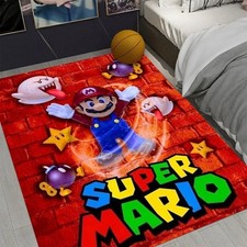 Kids 3D Super Mario Carpet Rug Living room Bathroom Bedroom Floor Mat Doormat