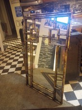MCM LaBarge Mirror Faux Bamboo