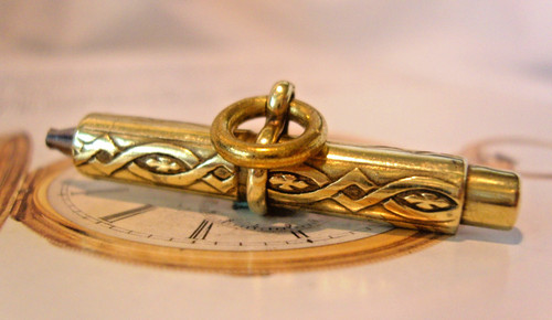 Pocket watch chain fob - watch,