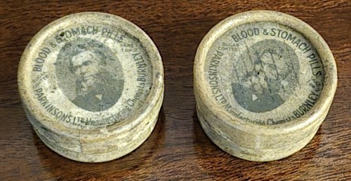 Antique blood stomach pill - antique, &