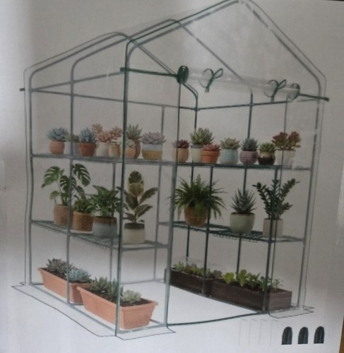Outsunny walk greenhouse - in,