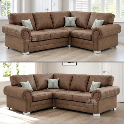 Verona tan brown faux suede - tan,