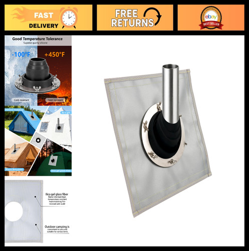 Flexible silicone tent stove - silicone,