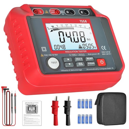 Megohmmeter 1mω 20gω - megohmmeter, 0.1mΩ~20gΩ