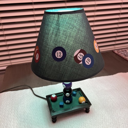 Vintage billiards table lamp - vintage,