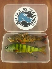  Savage Pike Gear Perch and Brown Trout Fishing Lure Jointed Countdown Bait UK