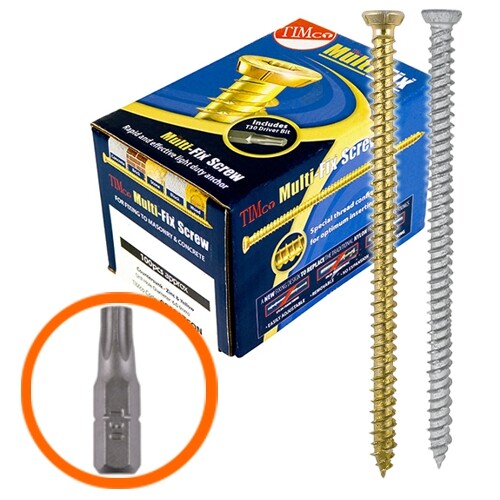 Concrete screws frame fixing - concrete,