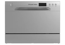 Russell Hobbs RHTTDW6SCompact Table Top Dishwasher - Silver