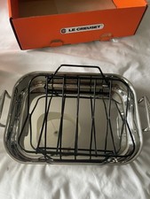 Le Creuset Roasting Pan And Roasting Rack