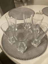 RCR Crystal High Ball Fusion Glasses. Set Of 6 Made In Italy.