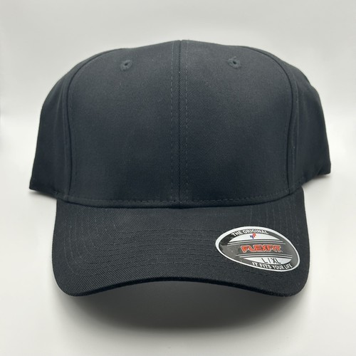 Flexfit black baseball cap - black,
