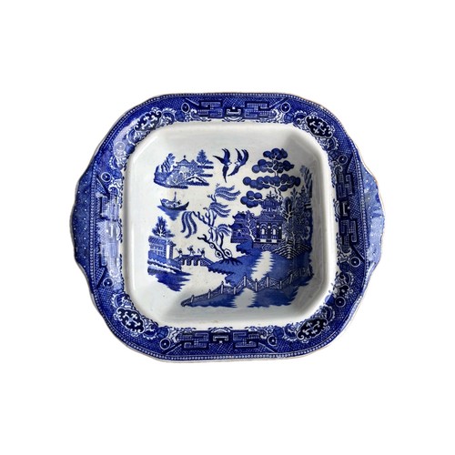 Vintage blue willow adderley - blue,