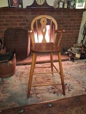 Vintage Childs Wooden High