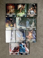 Star Wars Episodes 1-9 and Solo & Rogue One 4K Steelbook Collection.  New Sealed